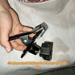 B08 HOLDER JEPIT GADGET ASLI BESI FLEXSIBLE ORI 100% METAL GRIP CLAMP BALL HEAD 360 DERAJAT PENJEPIT UNIVERSAL E HOLDER 1 SET