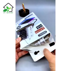 Củ Sạc Nhanh 66W Đa Năng 5 Cổng - Tự Ngắt Bảo Vệ Thiết Bị Sạc 5 Thiết Bị Cùng Lúc Tương Thích Mọi Dòng Điện Thoại
