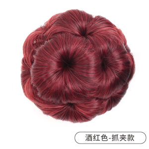 Original Design Ninveu อุปกรณ์เสริมผมสําหรับผู้หญิงใช้งานง่ายวิกผมวงกลมผมคลิปประดิษฐ์ดอกไม้ประดับแฟชั่นและสนุก