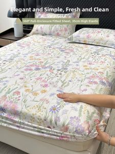 High Count Long Staple Cotton Satin Bed Skirt 150x200x180cm