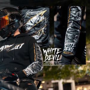 COD - HOODIE PROSTREET SERIES MODEL WHITE VENOM & WHITE DEVIL - JAKET SWEATER BAJU HANGAT STREETWEAR BEST SELLER