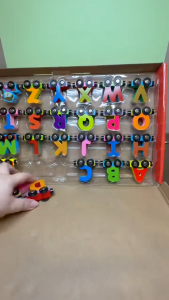 Magnetic Digital Train Kids Hand-eye Coordination EarlyEducation Wooden Toy Kereta Api Mainan Budak