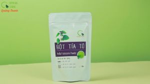 Combo Bột Tía Tô Quảng Thanh 100% Nguyên Chất Sấy Lạnh Gói 100 gr - Bổ phổi phế đẹp da hỗ trợ thuyên giảm Gút