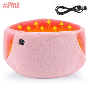 1Pcs Heating Waist Belt Electric Heated Waist Belt Portable Heating Pad with Hand Pockets Three Temperature Control
