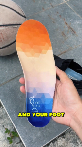 Foot Lab Basketball Insoles Shock Absorption I Arch Support Comfort and Impact I Cushioning and Protection