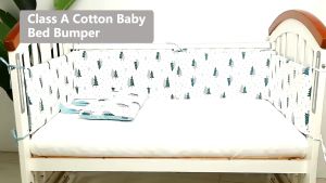 120cm/130cm Baby Cot Crib Bumper Cotton Baby Bedding Infant Bed Guard Around Protection Newborn