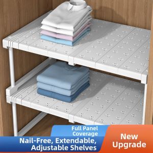 Adjustable No-Drilling Expandable Storage Shelf