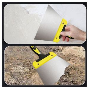 Kape Stainless Side Scraper: Alat Mengelupas Stucco & Membersihkan Kotoran Burung