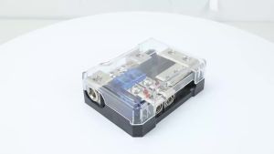Hộp Cầu Chì Đa Chức Năng 2 Kênh Có Đèn LED Thiết Bị Bảo Vệ Mạch Hộp Nối 2 Trong 1 Cho Xe Cộ