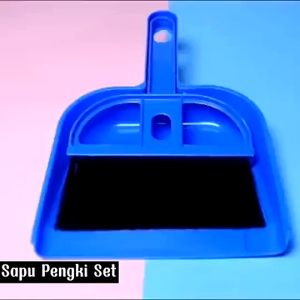 Sapu Mini Pengki Set Multifungsi Serok Cikrak Kecil Pembersih Debu
