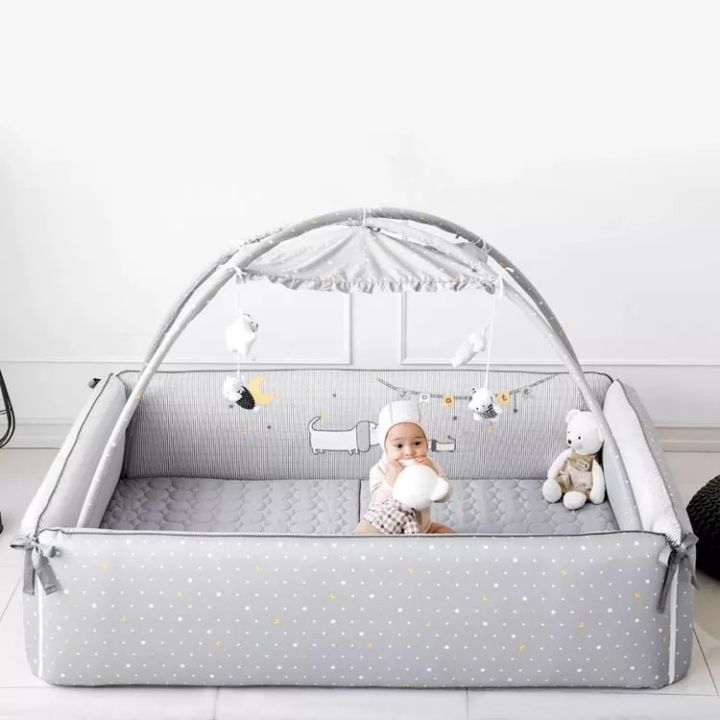 Baby Bumper Bed Crib Playpen | Lazada PH