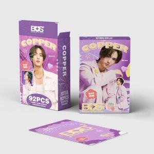 Worthbuy 92 cái một hộp của xe buýt ngoại vi Bộ sưu tập đồng xu thẻ ảnh dán hai mặt thẻ Lomo