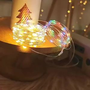 20m 10m Remote Control 8 Function LED Fairy Lights USB String Lights Christmas Garland New Year Wedding Party Garden Decoration