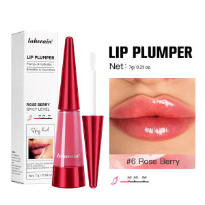 Lakerain Lip Plumper Gloss Oil Lip Long-Lasting Moisturizer Volume Boosting Lip Oil Volumizing & Hydrating Non-Dry Plumping