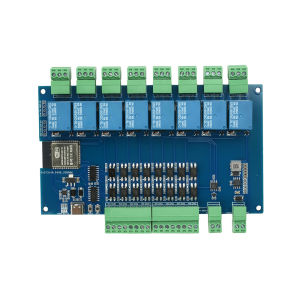 DC 9-24V 4 8 Channel Relay Module ESP32 WIFI Bluetooth Development Board RS485 Modbus Optocoupler Isolate Module CH340 Type-C