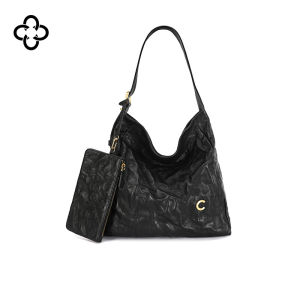 Capacious Imported Italian Leather Tote Bag