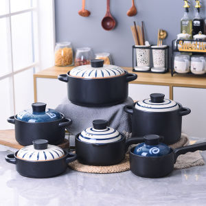 ZHIZHOU | Ceramic Hand-painted Pot for Stewing Soup and Clay Pot Rice at Home