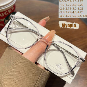 Anti-blue Light Glasses For Women Myopia Glasses Cute Fashionable And Elegant Face Showing Small Round Face 9531