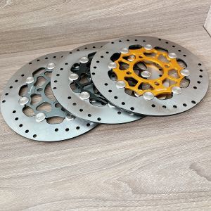 Đĩa Brcmbô size 220mm Nút inox siêu sáng Gắn Cho Các Dòng Xe 4 lỗ thông dụng Ya - Honda - Suzuki - SYM
