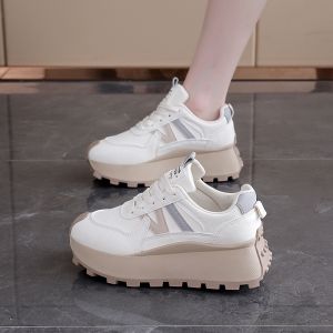 รองเท้าผ้าใบพื้นหนาสไตล์เกาหลีสำหรับผู้หญิง รองเท้าวิ่งลำลอง รองเท้าเดิน รองเท้าลำลอง รองเท้าเด็ก รองเท้าพื้นหนา รองเท้าเดิน รองเท้าวิ่ง รองเท้าลำลอง