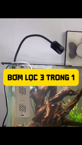 Máy Lọc Kết Hợp Tạo Sóng Cung Cấp Oxy 3 Trong 1 Cho Bể Cá Thủy Sinh Riverzone 10w ~ 30w Hoạt Động Yên Tĩnh Tiết Kiệm Điện