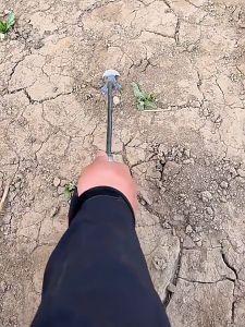 เครื่องมือกำจัดวัชพืช คราดหญ้า คราดเหล็ก คราด คราดถอนหญ้า คราดมีด้าม คาดหญ้าเหล็ก 30/40/50cm