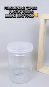 Toples Plastik Tahan Lama 800 ml: Toples Silinder & Tabung Kue Kering
