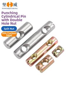 POWER&STRONG | Furniture Corrosion-Resistant Double Hole Connector Set Stainless Steel