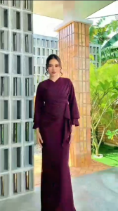 CLARA DRESS GAMIS KONDANGAN SIMPLE ELEGAN DRESS MALAYSIA CERUTI BABYDOLL/GAMIS MALAYSIA TERBARU 2025 LEBARAN WANITA