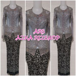 set kebaya wisuda kebaya modern kebaya silver