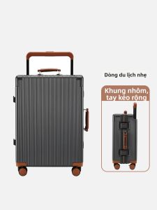 MANLVSHI | Vali Khung Nhôm Giảm Âm 20 inch