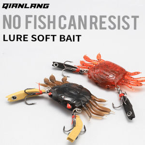 1pcs Artificial Lifelike Crab Soft Bait 3d 5.8g 13.4g Soft Bait Simulation Sea Fishing Lure With Sharp Hooks