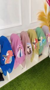 Hijab Segi Empat Motif Bulu Jambul Tassel Ikat Mutiara Ukuran 110cmx110cm Warna Terlengkap