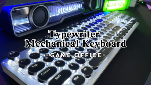 [SG READY STOCK] EWEADN TK950 Wireless Punk Typewriter Mechanical Keyboard Game Office Triple Mode Wireless 5.0/2.4G/Wired Keyboard