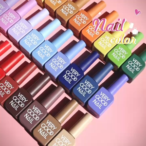 สีเจล very good nail 60 สี 1 ชาต( ขนาด 15ml) แถมท็อปกับเบสและชาตสี สีทาเล็บ พร้อมชาร์ทโชว์ ขวดสีเดียวกับสี