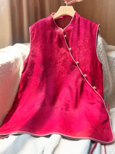 QINGNAER | Luxurious Chinese Style Sleeveless Vest