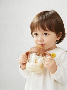 Supor | Drinking Learning Cup for Babies 6+ Months Sippy Straw Milk Bottle PPSU