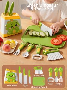XIDIQI | Safe Realistic Cut Baby Girl Toy Kitchen Set