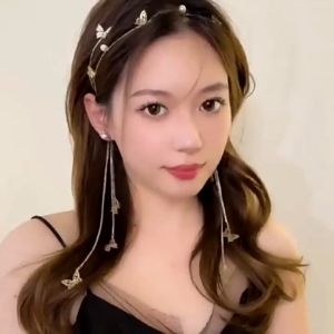 Fashionable Multi-layer Sweet Fairy Headband with Rhine Stone Decoration Crystal Headband Hair Accessory Gold/Silver