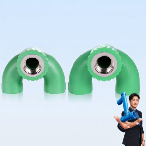 RIIFO | PPR Pipe Fittings Live Joint Internal Thread Joint Elbow Tee External Thread Direct Joint