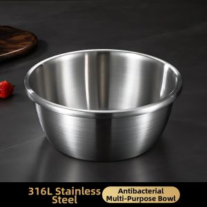 Mixing and Serving Bowl 316 Stainless Steel Thickened