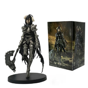 Bandai | 18cm Anime Overlord Figure Albedo Dark Bull Horn Armor&Party Dress Series Action Figure PVC Collection Model Figurine Toys Gift
