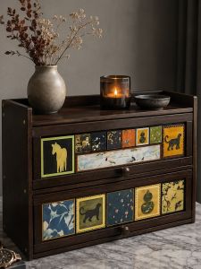 ZHU OU JI | Dust-proof Decorative Storage Shelf