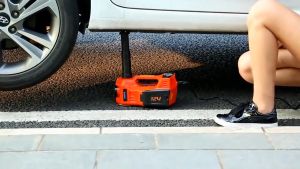 Bộ nâng kích gầm bơm lốp tháo ốc vít bánh xe ô tô đa năng 3 trong 1 - Tải trọng 5000kg (5 tấn)