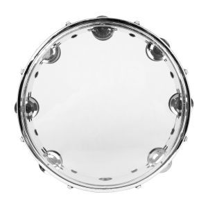 IRIN | Đàn Tambourine Hai Hàng Tự Điều Chỉnh 10 Inch Với Vòng Thép Không Gỉ Có Thể Điều Chỉnh Nhạc Cụ Bộ Gõ Cầm Tay