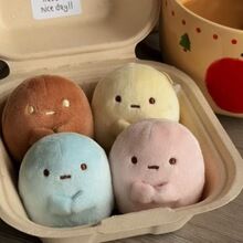 Cute Kawaii Mini Mochi Pom Pon Hair Clips