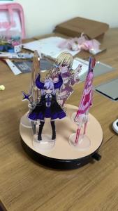 Bandai | 16CM Anime Kakegurui Jabami Yumeko Saotome Meari Suzui Ryota Momobami Kirari Cos Acrylic Hình Đứng Trang Trí Quà Tặng Giáng Sinh