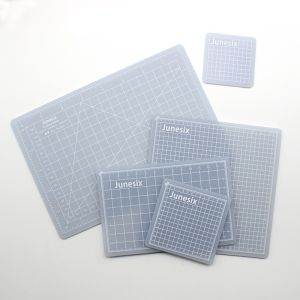 Junesix Translucent Self-Healing Cutting Mat Nonslip Craft PVC Cutting Mat Board School Student Stationery Supplies