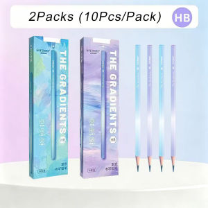 other | Ins Style Gradient Hexagonal Graphite Pencils Anti-break Lead Wooden Pencils Kids Student Writing Drawing Pencils HB 2B 20Pcs 30