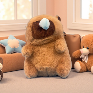 20-30CM Kapibala Capybara Plush Toy Internet Celebrity Capybara Jun Doll Ugly Cute Doll Guinea Pig Doll Boys Girls Anime Kawaii